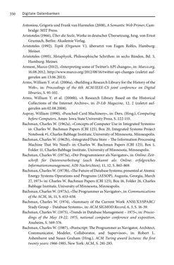 Image of the Page - 350 - in Digitale Datenbanken - Eine Medientheorie im Zeitalter von Big Data