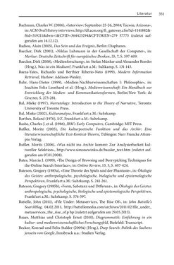 Image of the Page - 351 - in Digitale Datenbanken - Eine Medientheorie im Zeitalter von Big Data