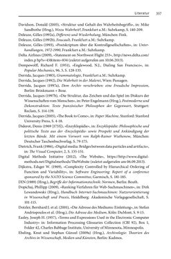 Image of the Page - 357 - in Digitale Datenbanken - Eine Medientheorie im Zeitalter von Big Data