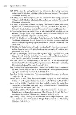Bild der Seite - 366 - in Digitale Datenbanken - Eine Medientheorie im Zeitalter von Big Data