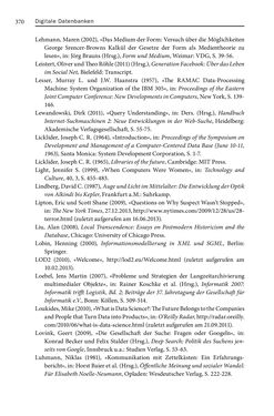 Bild der Seite - 370 - in Digitale Datenbanken - Eine Medientheorie im Zeitalter von Big Data