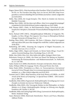 Bild der Seite - 380 - in Digitale Datenbanken - Eine Medientheorie im Zeitalter von Big Data