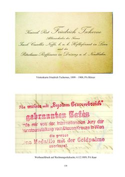 Image of the Page - 138 - in Der kaiserliche Rat Friedrich Tscherne 1862-1928 - Ein bedeutender Sohn der Stadt Linz