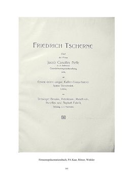 Bild der Seite - 141 - in Der kaiserliche Rat Friedrich Tscherne 1862-1928 - Ein bedeutender Sohn der Stadt Linz