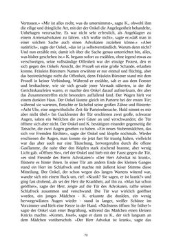 Bild der Seite - 70 - in Der Prozeß