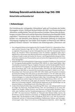 Bild der Seite - 7 - in Österreich und die deutsche Frage 1987–1990 - Vom Honecker-Besuch in Bonn bis zur Einheit