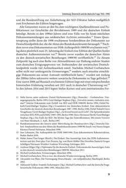 Image of the Page - 9 - in Österreich und die deutsche Frage 1987–1990 - Vom Honecker-Besuch in Bonn bis zur Einheit
