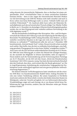 Image of the Page - 73 - in Österreich und die deutsche Frage 1987–1990 - Vom Honecker-Besuch in Bonn bis zur Einheit