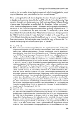 Image of the Page - 77 - in Österreich und die deutsche Frage 1987–1990 - Vom Honecker-Besuch in Bonn bis zur Einheit