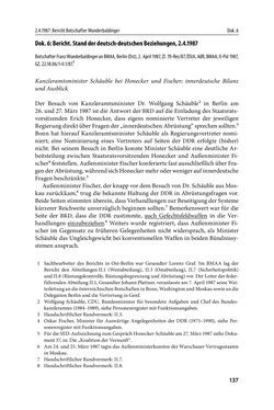 Image of the Page - 137 - in Österreich und die deutsche Frage 1987–1990 - Vom Honecker-Besuch in Bonn bis zur Einheit