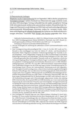 Image of the Page - 141 - in Österreich und die deutsche Frage 1987–1990 - Vom Honecker-Besuch in Bonn bis zur Einheit