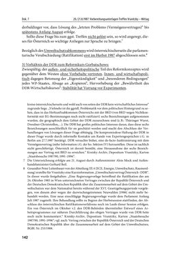 Image of the Page - 142 - in Österreich und die deutsche Frage 1987–1990 - Vom Honecker-Besuch in Bonn bis zur Einheit