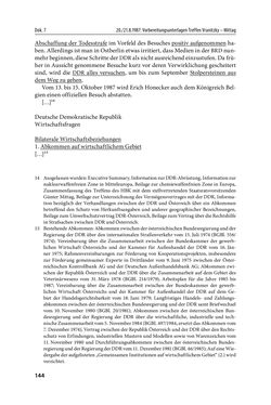 Image of the Page - 144 - in Österreich und die deutsche Frage 1987–1990 - Vom Honecker-Besuch in Bonn bis zur Einheit