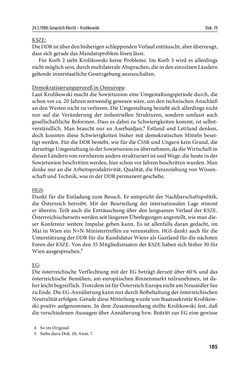 Bild der Seite - 185 - in Österreich und die deutsche Frage 1987–1990 - Vom Honecker-Besuch in Bonn bis zur Einheit