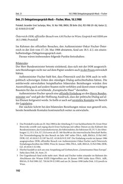 Bild der Seite - 192 - in Österreich und die deutsche Frage 1987–1990 - Vom Honecker-Besuch in Bonn bis zur Einheit