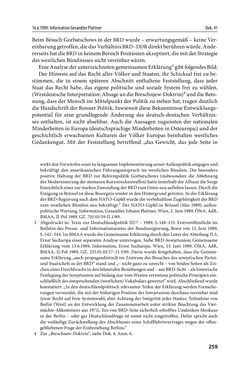 Image of the Page - 259 - in Österreich und die deutsche Frage 1987–1990 - Vom Honecker-Besuch in Bonn bis zur Einheit