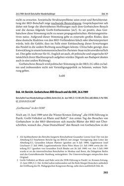 Image of the Page - 265 - in Österreich und die deutsche Frage 1987–1990 - Vom Honecker-Besuch in Bonn bis zur Einheit
