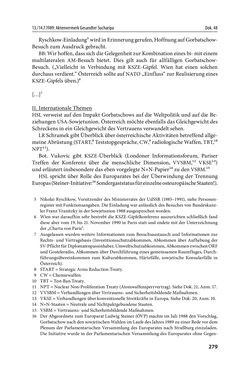 Image of the Page - 279 - in Österreich und die deutsche Frage 1987–1990 - Vom Honecker-Besuch in Bonn bis zur Einheit