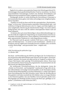 Image of the Page - 330 - in Österreich und die deutsche Frage 1987–1990 - Vom Honecker-Besuch in Bonn bis zur Einheit