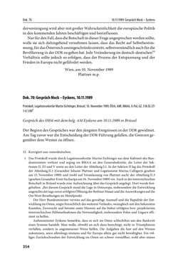 Image of the Page - 354 - in Österreich und die deutsche Frage 1987–1990 - Vom Honecker-Besuch in Bonn bis zur Einheit