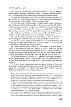 Image of the Page - 355 - in Österreich und die deutsche Frage 1987–1990 - Vom Honecker-Besuch in Bonn bis zur Einheit