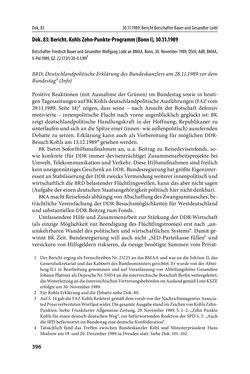 Image of the Page - 396 - in Österreich und die deutsche Frage 1987–1990 - Vom Honecker-Besuch in Bonn bis zur Einheit