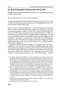 Image of the Page - 448 - in Österreich und die deutsche Frage 1987–1990 - Vom Honecker-Besuch in Bonn bis zur Einheit