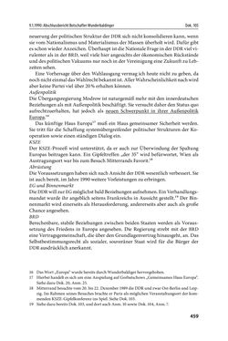 Image of the Page - 459 - in Österreich und die deutsche Frage 1987–1990 - Vom Honecker-Besuch in Bonn bis zur Einheit