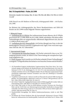 Image of the Page - 483 - in Österreich und die deutsche Frage 1987–1990 - Vom Honecker-Besuch in Bonn bis zur Einheit