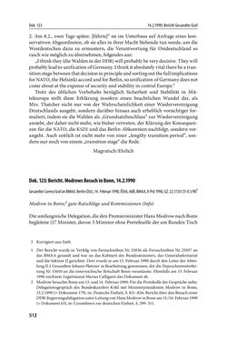 Image of the Page - 512 - in Österreich und die deutsche Frage 1987–1990 - Vom Honecker-Besuch in Bonn bis zur Einheit