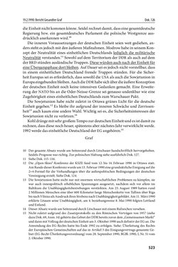 Image of the Page - 523 - in Österreich und die deutsche Frage 1987–1990 - Vom Honecker-Besuch in Bonn bis zur Einheit