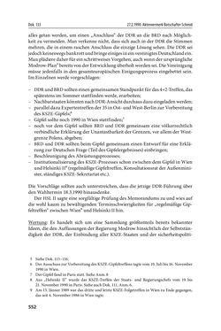 Image of the Page - 552 - in Österreich und die deutsche Frage 1987–1990 - Vom Honecker-Besuch in Bonn bis zur Einheit