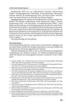 Image of the Page - 581 - in Österreich und die deutsche Frage 1987–1990 - Vom Honecker-Besuch in Bonn bis zur Einheit