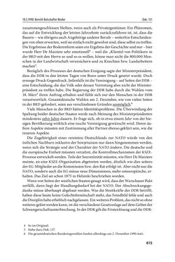 Image of the Page - 615 - in Österreich und die deutsche Frage 1987–1990 - Vom Honecker-Besuch in Bonn bis zur Einheit