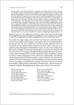 Image of the Page - 421 - in Bairisch-österreichische Dialektliteratur vor 1800 - Eine andere Literaturgeschichte