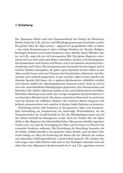 Bild der Seite - 9 - in Die Alpen im Frühmittelalter - Die Geschichte eines Raumes in den Jahren 500 bis 800