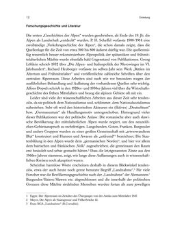 Image of the Page - 12 - in Die Alpen im Frühmittelalter - Die Geschichte eines Raumes in den Jahren 500 bis 800