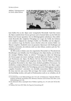 Image of the Page - 71 - in Die Alpen im Frühmittelalter - Die Geschichte eines Raumes in den Jahren 500 bis 800