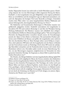 Image of the Page - 75 - in Die Alpen im Frühmittelalter - Die Geschichte eines Raumes in den Jahren 500 bis 800