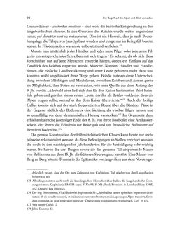 Image of the Page - 92 - in Die Alpen im Frühmittelalter - Die Geschichte eines Raumes in den Jahren 500 bis 800