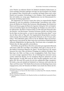 Image of the Page - 120 - in Die Alpen im Frühmittelalter - Die Geschichte eines Raumes in den Jahren 500 bis 800