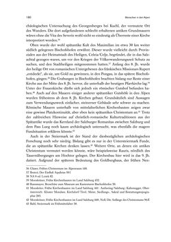 Image of the Page - 180 - in Die Alpen im Frühmittelalter - Die Geschichte eines Raumes in den Jahren 500 bis 800
