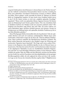 Image of the Page - 181 - in Die Alpen im Frühmittelalter - Die Geschichte eines Raumes in den Jahren 500 bis 800