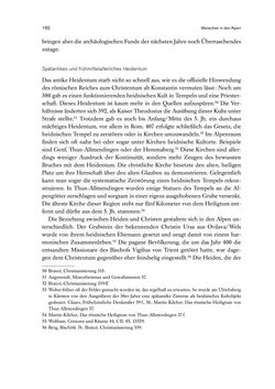 Image of the Page - 182 - in Die Alpen im Frühmittelalter - Die Geschichte eines Raumes in den Jahren 500 bis 800
