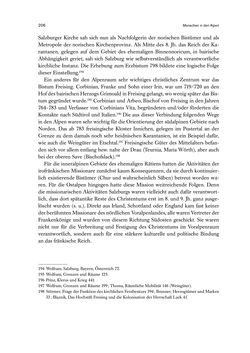 Image of the Page - 206 - in Die Alpen im Frühmittelalter - Die Geschichte eines Raumes in den Jahren 500 bis 800