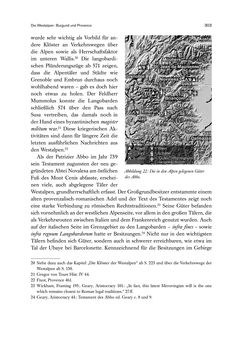 Bild der Seite - 303 - in Die Alpen im Frühmittelalter - Die Geschichte eines Raumes in den Jahren 500 bis 800