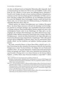 Image of the Page - 317 - in Die Alpen im Frühmittelalter - Die Geschichte eines Raumes in den Jahren 500 bis 800