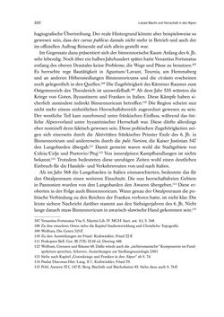 Image of the Page - 320 - in Die Alpen im Frühmittelalter - Die Geschichte eines Raumes in den Jahren 500 bis 800