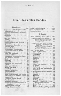 Bild der Seite - XIII - in Die eherne Mark - Eine Wanderung durch das steirische Oberland, Band 1