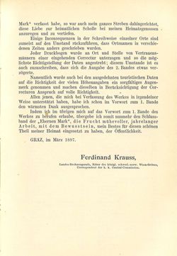 Image of the Page - VII - in Die eherne Mark - Eine Wanderung durch das steirische Oberland, Volume 2